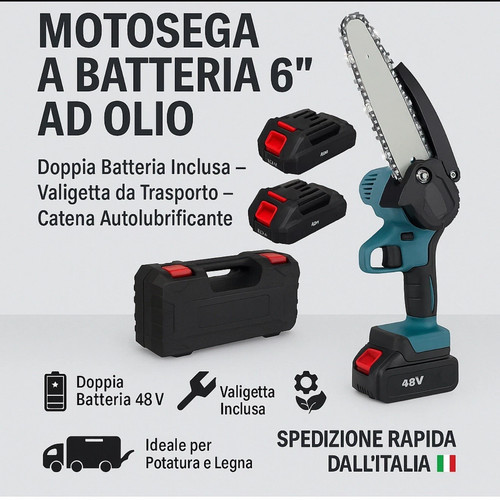 Motosega batteria 48v 6 - ,