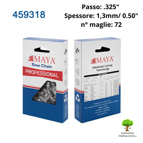 Catena maya 325 3mm - 325", maglie