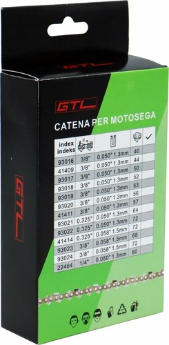 Catena motosega maglie - 72,